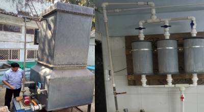 Electrical Device with Charged Column